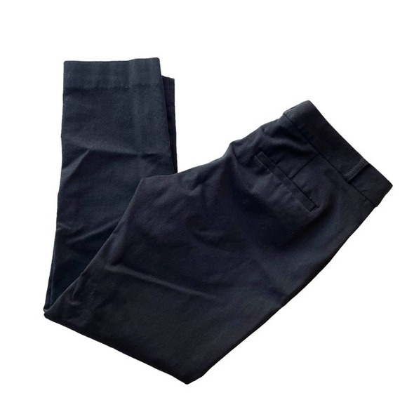 Banana Republic Sloan Cropped Trouser Pant Black Size 6 Workwear - Picture 3 of 7